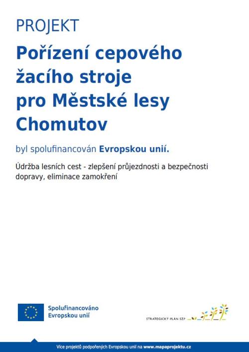 Cepový žací stroj